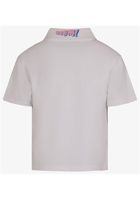 Polo con logo MSGM KIDS | S6MSJGPO127001